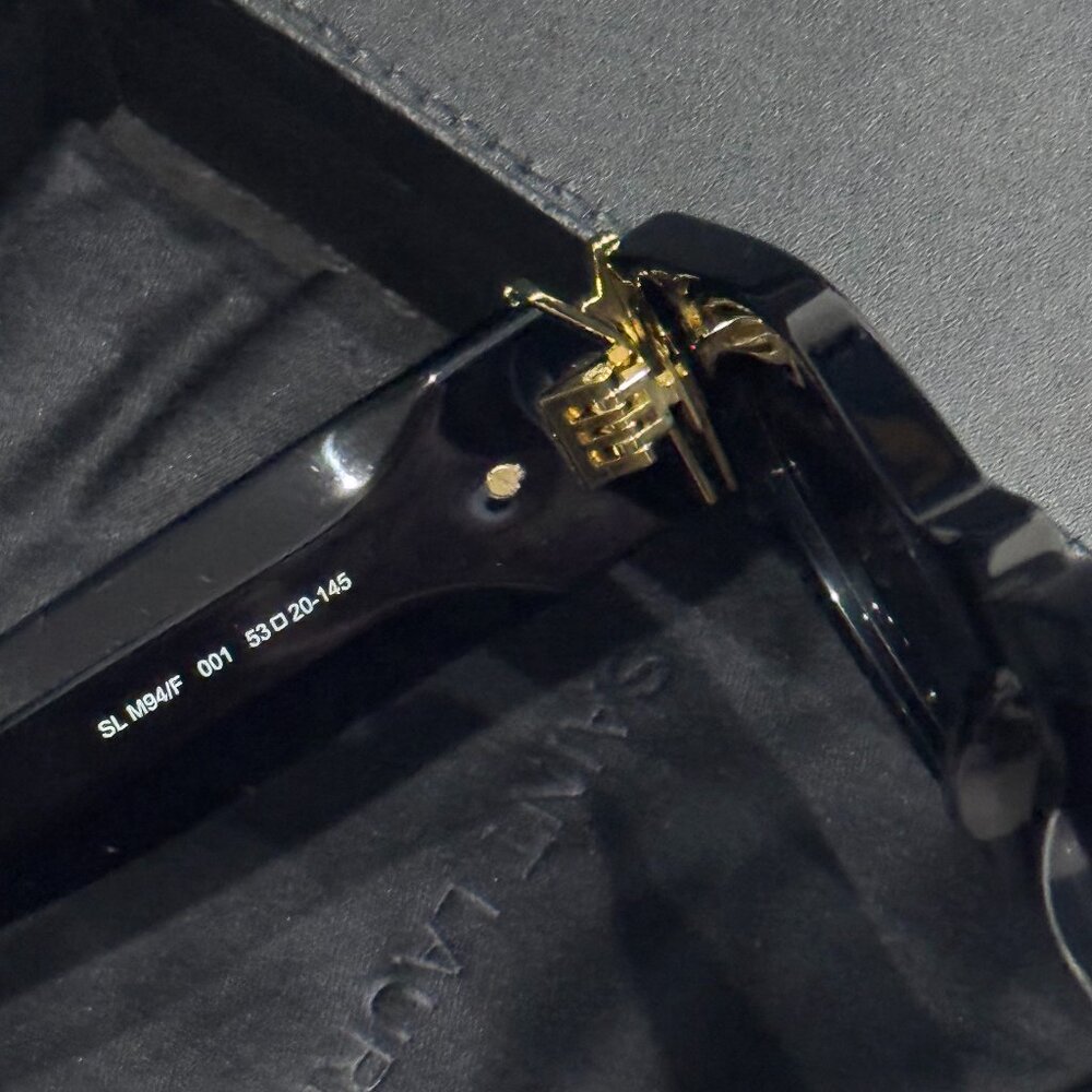 Yves Saint Laurent Black Sunglasses - Picture 7 of 13